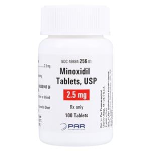 Minoxidil Tablets 2.5mg Bottle 100/Bottle Each