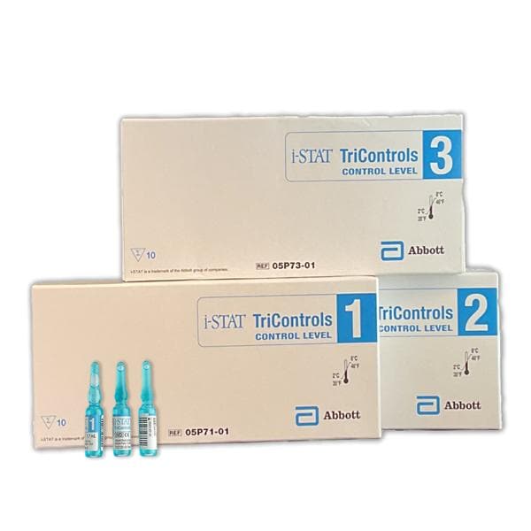 i-STAT hsTnI: High Sensitivity Troponin I Level 1 Controls 6/Bx