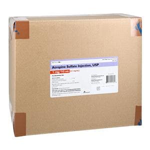 Atropine Sulfate Injection 0.1mg/mL Prefilled Syringe 10mL 24/Pac...