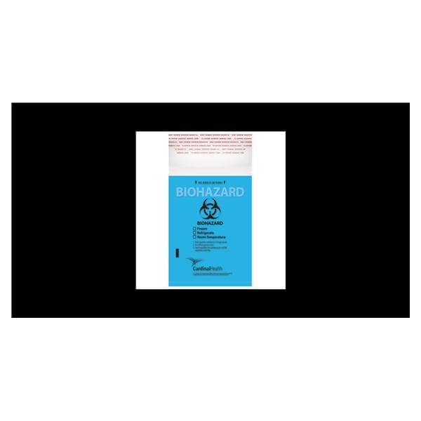 Transport Bag Blue Zip Closure 100/Pk, 10 PK/CA