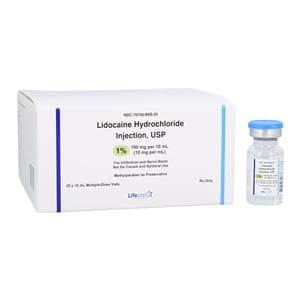 Lidocaine HCl Injection 1% MDV 10mL 25/Package