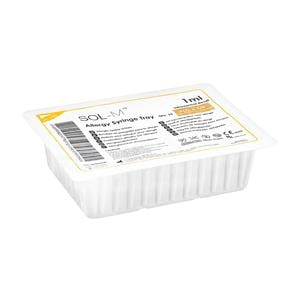 Allergy Syringe Tray 26gx3/8" 1mL Non-Safety Low Dead Space 1000/Ca