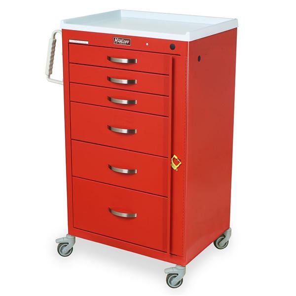 M-Series Emergency Crash Cart (3) 3" Drawer/(2) 6" Drawer/(1) 9" Drawer
