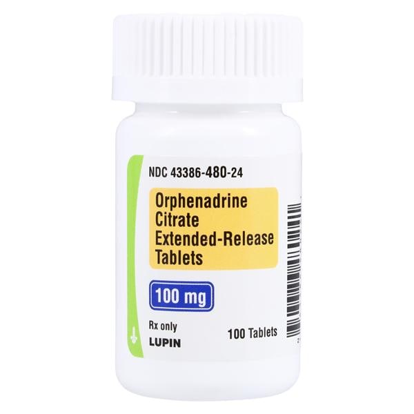 Orphenadrine Citrate Extended-Release Tablets 100mg Bottle 100/Bottle Each
