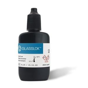 Glass Lok Liquid Band Cement 15 Gm Glass Ionomer Natural Lt/Chem Cur Btl Ea