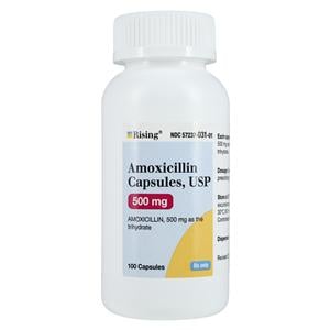 Amoxicillin Capsules 500mg Bottle 100/Bottle Each