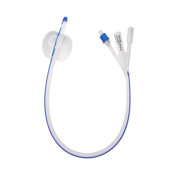 TruCath 3-Way Foley Catheter 100% Silicone 24Fr 30mL