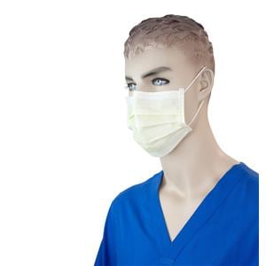 Isolation Mask ASTM Level 2 Yellow 600/Case