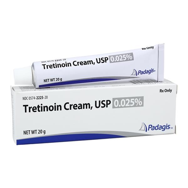 Tretinoin Topical Cream 0.025% Tube 20gm Each