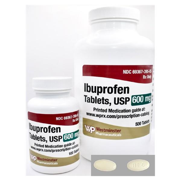Ibuprofen Tablets 600mg Bottle 100/Bottle Each