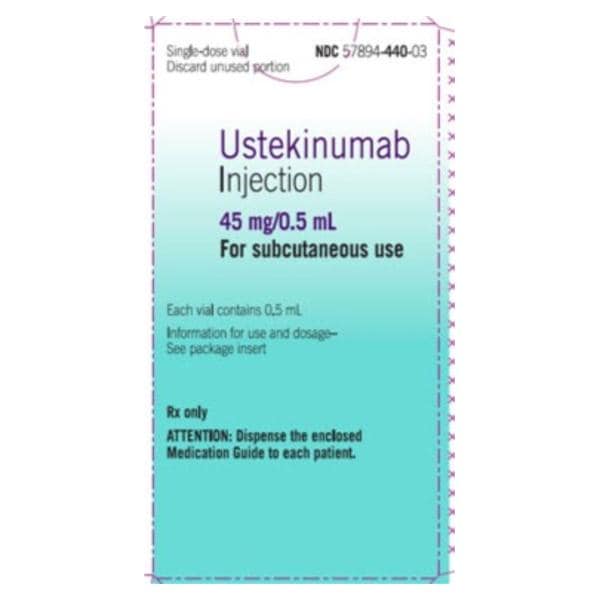 Ustekinumab Injection 45mg SDV 0.5mL Each
