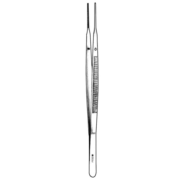 Gerald-DeBakey Forceps Straight 8" Blunt Non-Sterile Ea