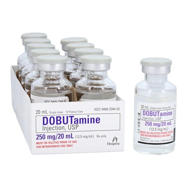 Dobutamine HCl Injection 12.5mg/mL SDV 20mL 10/Package