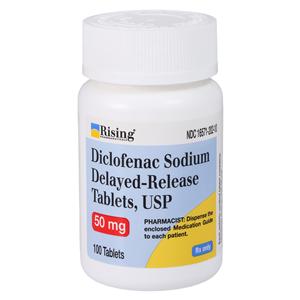 Diclofenac Sodium Delayed-Release Tablets 50mg Bottle 100/Bottle Each
