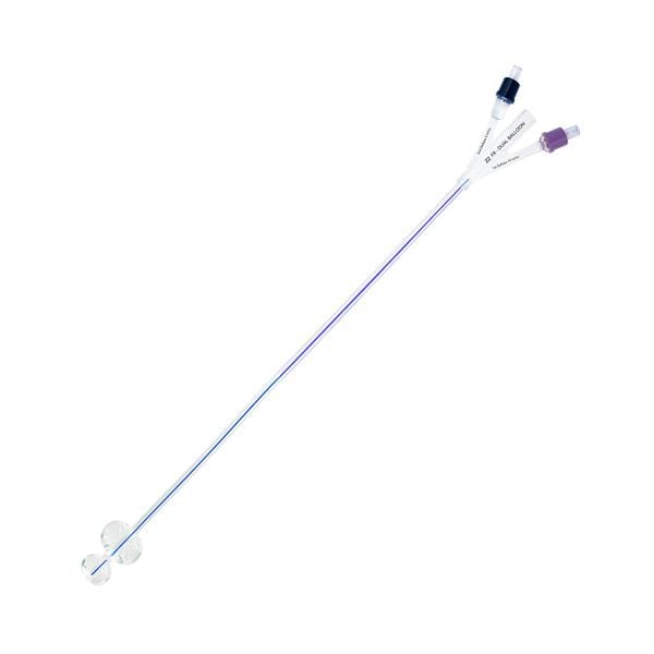 TruCath Duo Foley Catheter 100% Silicone 22Fr 10mL