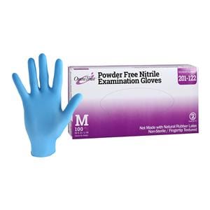OmniTrust Nitrile Exam Gloves Medium Blue Non-Sterile 100/Bx