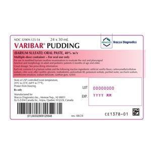 Varibar Pudding Mini Oral Paste 40% Tube 30mL 24/Package