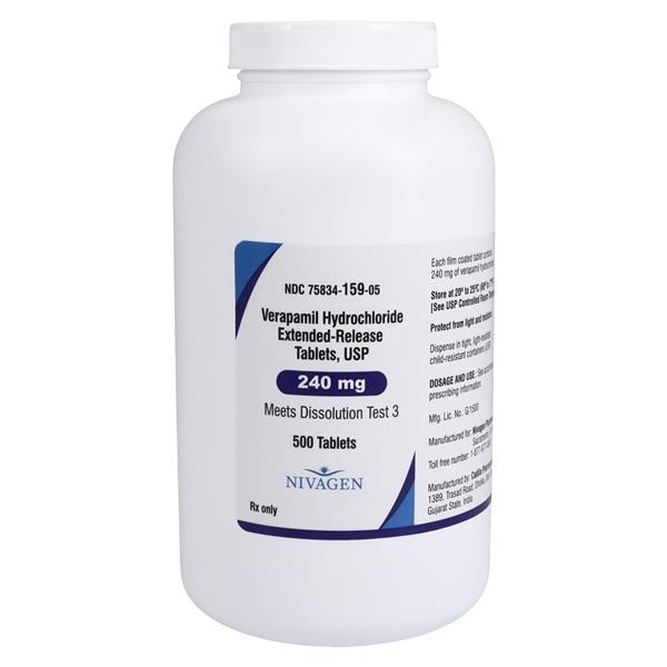 Verapamil HCl 240mg Each