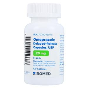 Omeprazole Delayed-Release Capsules 20mg Bottle 100/Bt Each