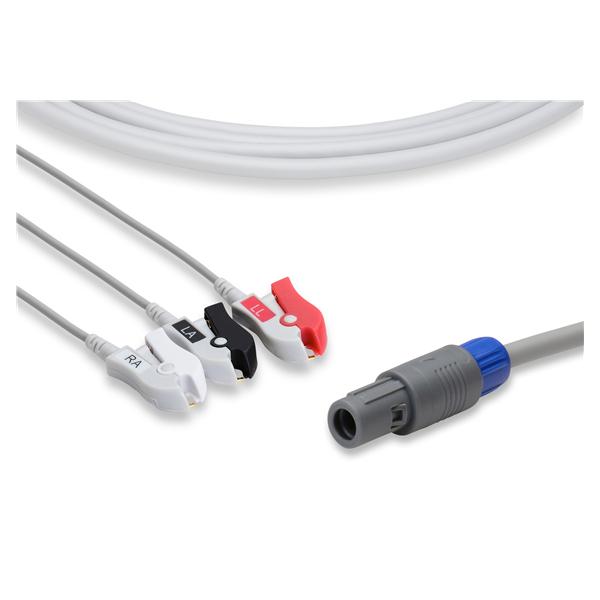 ECG Cable New f/ GE HC Cmptbl Pinch/Grabber 23Ld Mdm Ext Cbl/Rr Pch/NIBP Ea