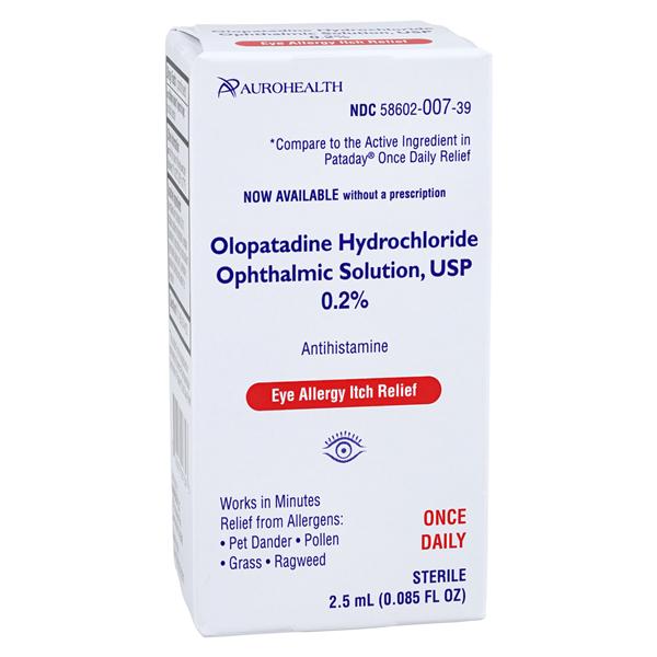 Olopatadine HCl Ophthalmic Solution 0.2% 2.5mL/Bt