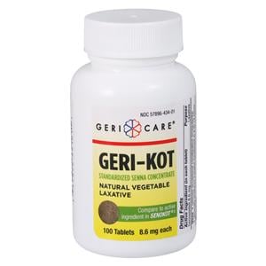 Natural Senna Tablets 8.6mg 100/Bt