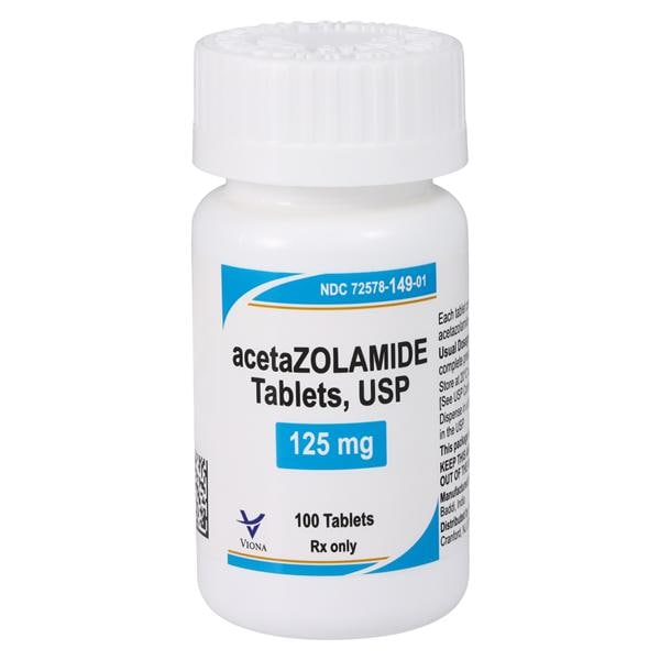 Acetazolamide 125mg Each