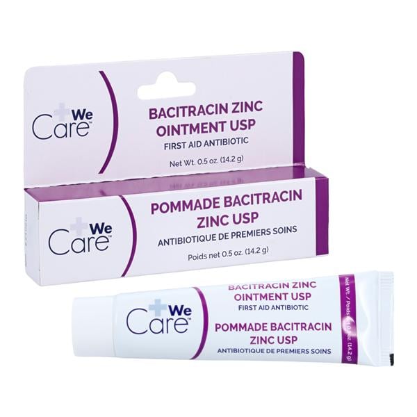 Bacitracin Zinc 500u/gm 0.5oz Tube 0.5oz/Tb