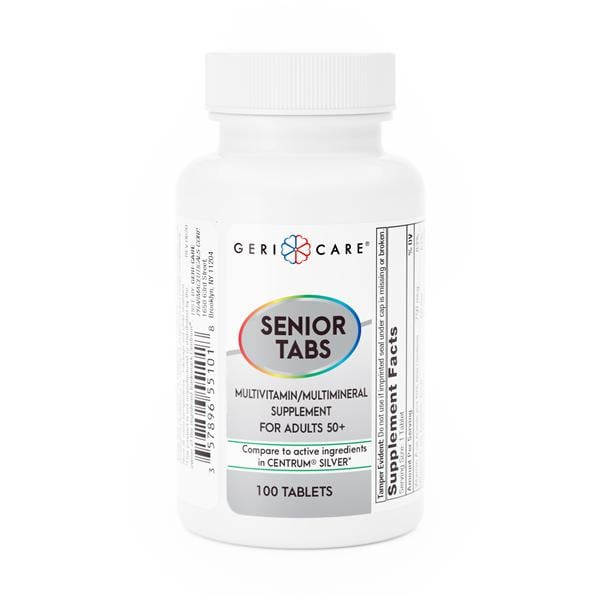 Geri-Care Senior Tabs Adult 50+ Tablets Bottle 100/Bt