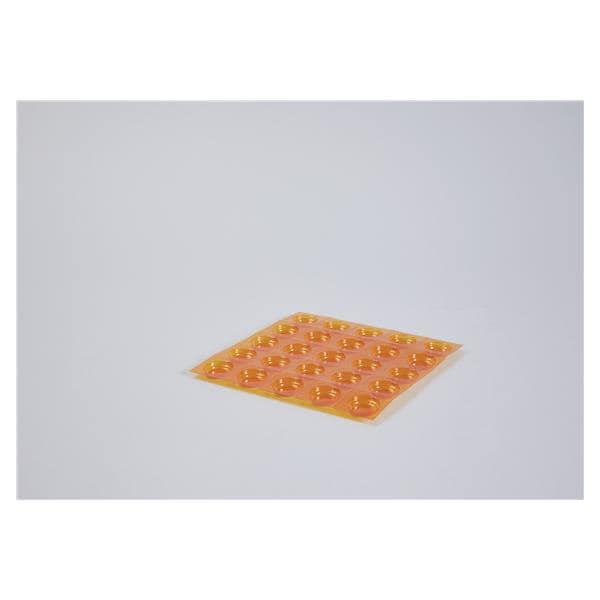 EZ Grid Round Blister Amber PVDC 3/16x1-13/16x1-13/16" Small 1000/Pk