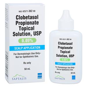 Clobetasol Propionate Topical Solution 0.05% Bottle 50mL Each
