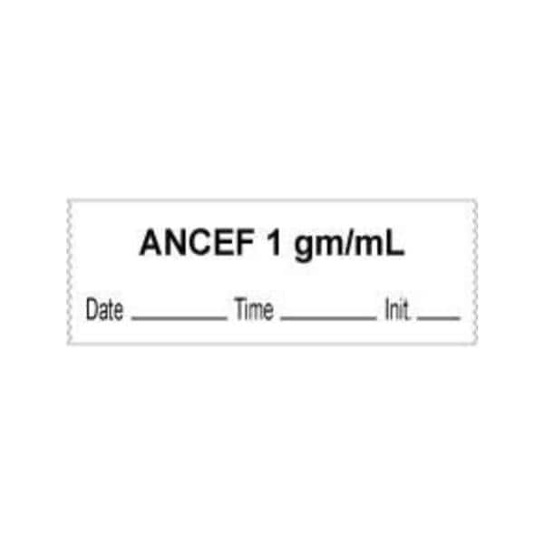Anesthesia Tape DTI ANCEF 1 gm/mL Removable White Paper 1/2x500" 1/Rl