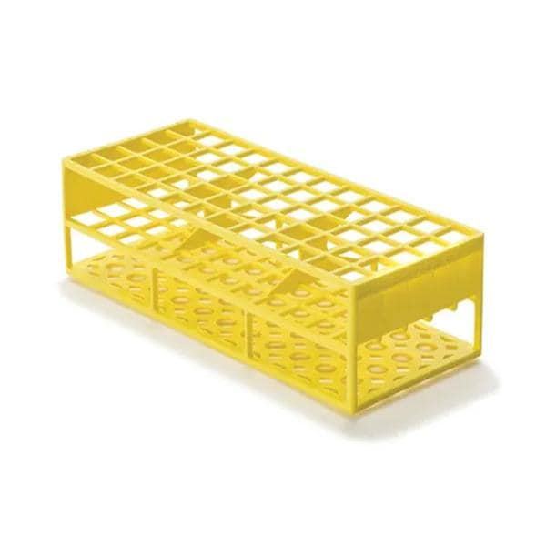Tube Rack 17mm 60 Place Yellow 2/Pk