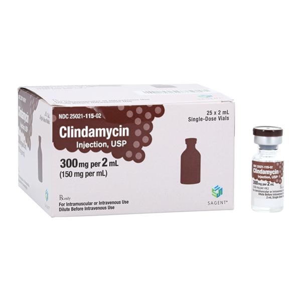 Clindamycin Phosphate Injection 150mg/mL SDV 2mL 25/Package