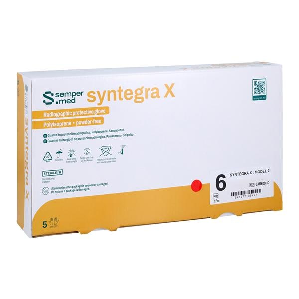 Syntegra X Polyisoprene Surgical Gloves 6 White