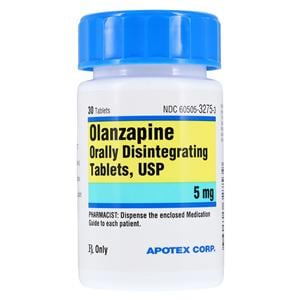 Olanzapine Orally Disintegrating Tablets 5mg Bottle 30/Bottle 30/Package