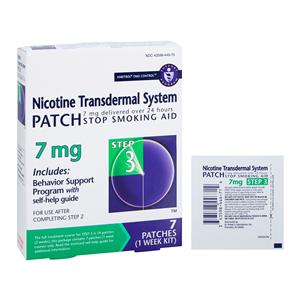 Nicotine TD Transdermal Patch 7mg 7/Pk