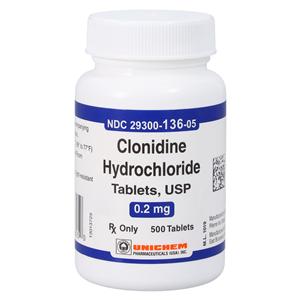 Clonidine HCl 0.2mg Each