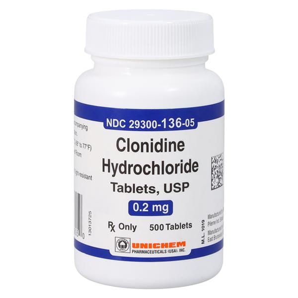 Clonidine HCl 0.2mg Each