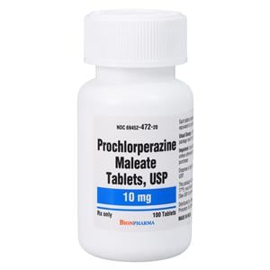 Prochlorperazine Maleate Tablets 10mg Bottle 100/Bottle Each