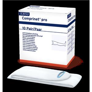 Jobst Comprinet Compression Stocking Thigh High Unisex 29-33" White/Orange