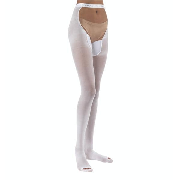 Jobst Comprinet Compression Stocking Waist High Unisex 29-33" White/Yellow