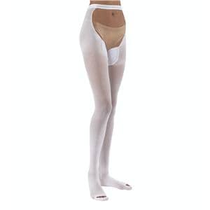 Jobst Comprinet Compression Stocking Waist High Unisex 29-33" White/Blue