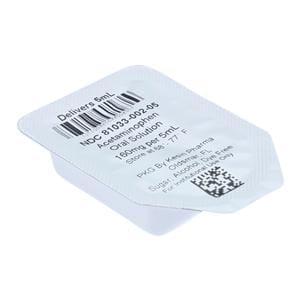 Acetaminophen Oral Solution 160mg/5mL Grape 5mL Case 100/Case