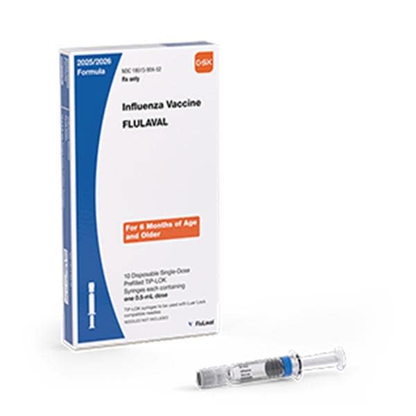 2025 Flulaval VCU 6 Mos+ Syringe 10/Pk