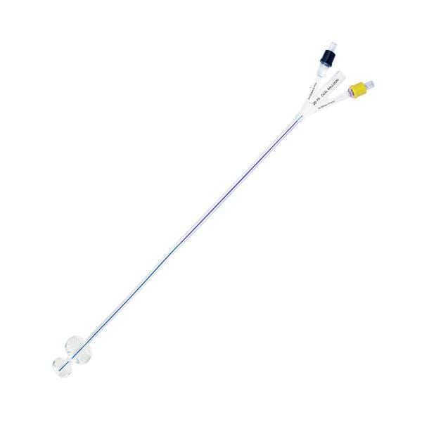 TruCath Duo 2-Way Indwelling Catheter 100% Silicone 20Fr 5mL