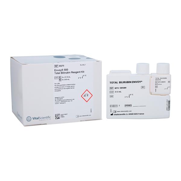 Envoy 500 BILI: Bilirubin System R1:8x28mL/R2:8x7mL Ea