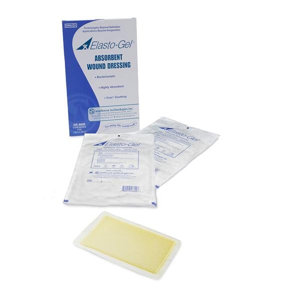Elasto-Gel Gel Wound Dressing 8x6" Sterile 5/Bx