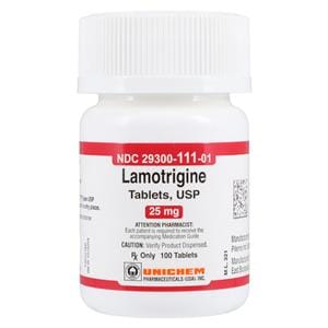 Lamotrigine Tablets 25mg Bottle 100/Bt Each
