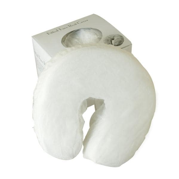 Face Rest Cover Spunbonded Polypropylene White Disposable 50/BX